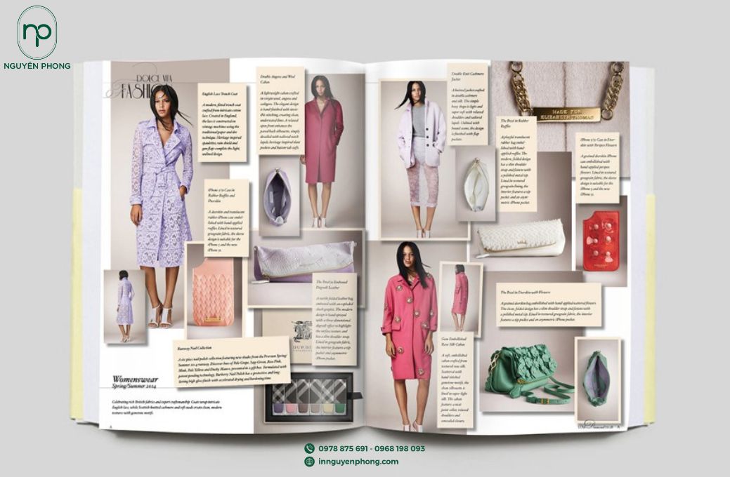 Mẫu catalogue in chi tiết